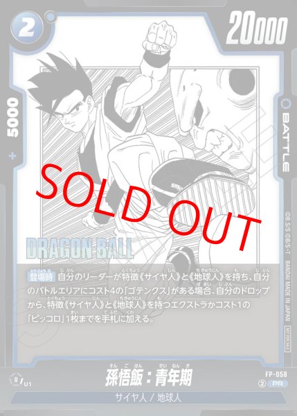 画像1: 孫悟飯：青年期【PR】《青》 (1)