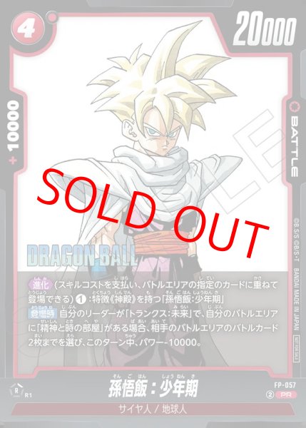 画像1: 孫悟飯：少年期【PR】《赤》 (1)