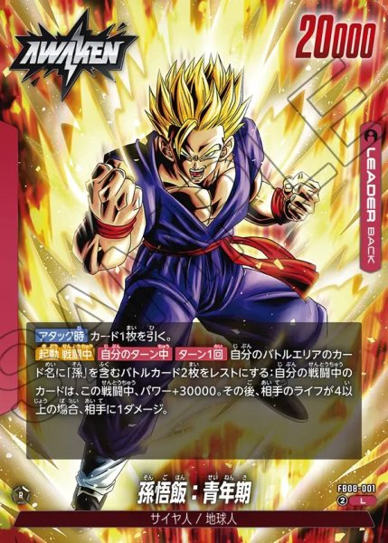 画像1: 孫悟飯：青年期【L】《赤》 (1)