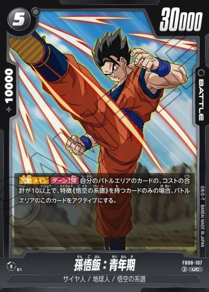 画像1: 孫悟飯：青年期【UC】《黒》 (1)