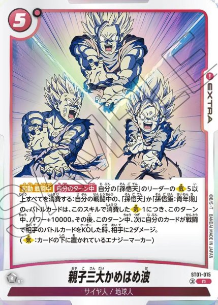 画像1: 親子三大かめはめ波【R】《赤》 (1)